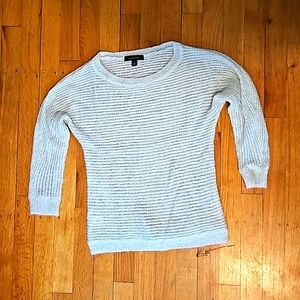 Ann Taylor shimmer winter white sweater